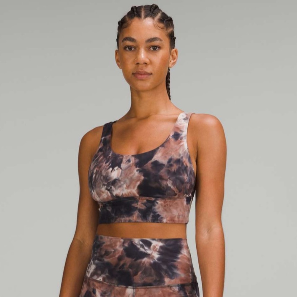 Lululemon Align Bra *C/D Cup - Diamond Dye Seashell Smoky Topaz Graphite Grey